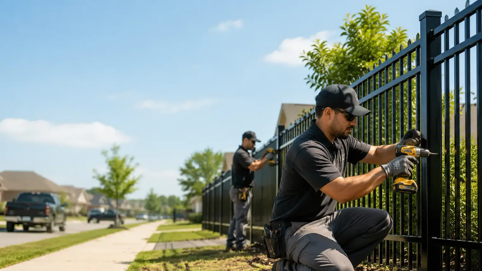 Metal Fence Installation in Paris, MO